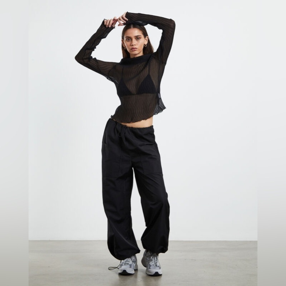 New! SNDYS Paloma Cargo Pants 🖤 XS NWOT - Picture 6 of 12